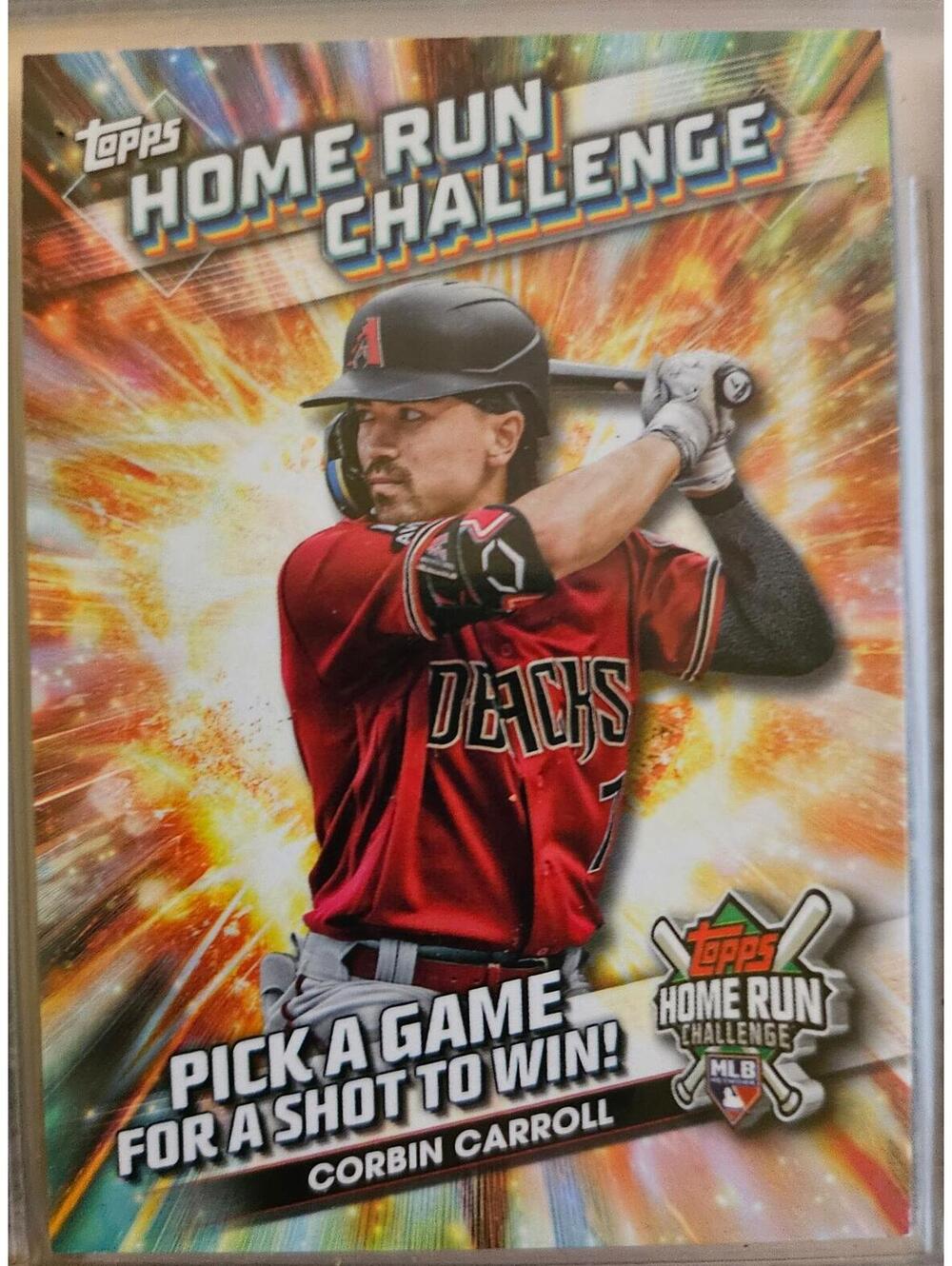2024 Topps Home Run Challenge Corbin Carroll Arizona Diamondbacks #HRC-3